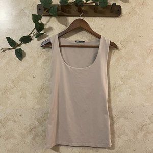 Zara Body Con Tank • Tan • Size L